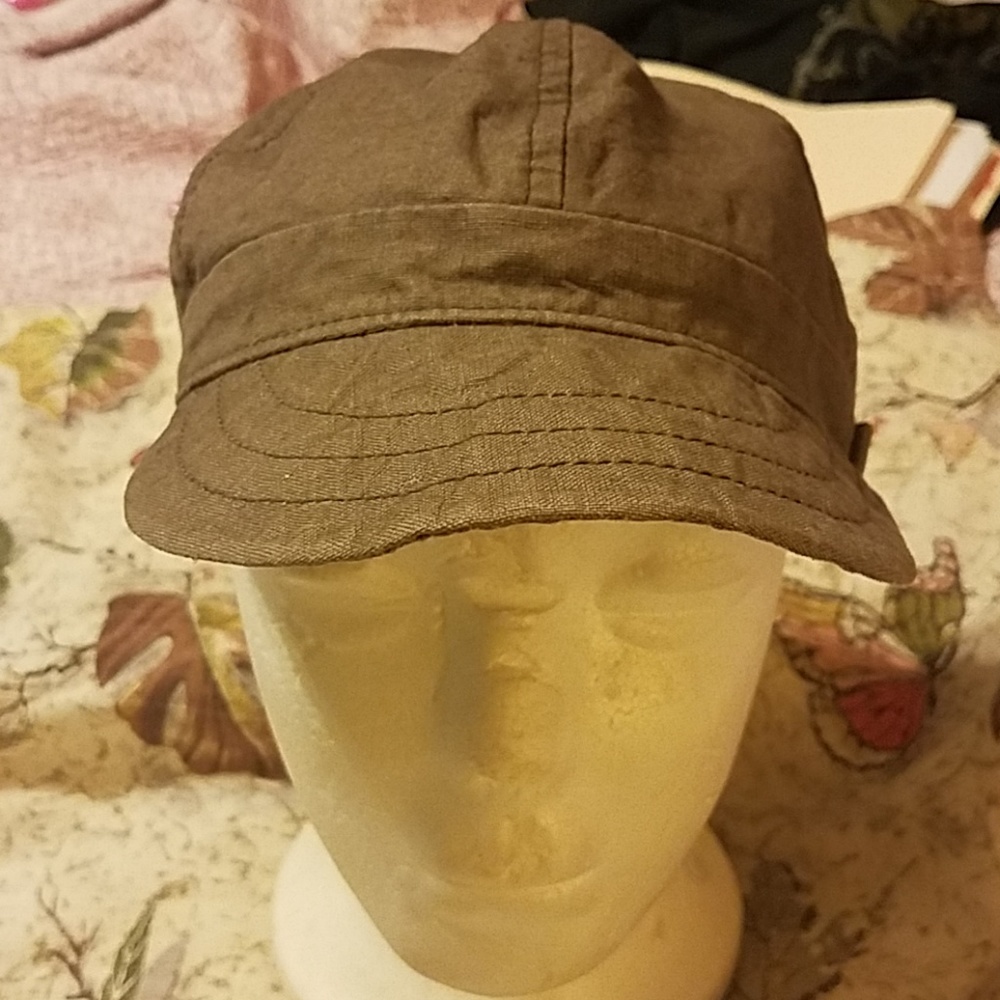 Armani Exchange Women's Chocolate Brim Hat
